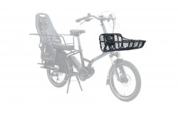 Panier optionnel, ici en place sur un longtail KIFFY Capsule bleu minéral