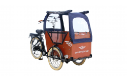 Triporteur Amsterdam Air Smiley avec options pneu crème et selle en cuir