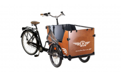 Triporteur Amsterdam Air Smiley avec options pneu crème et selle en cuir