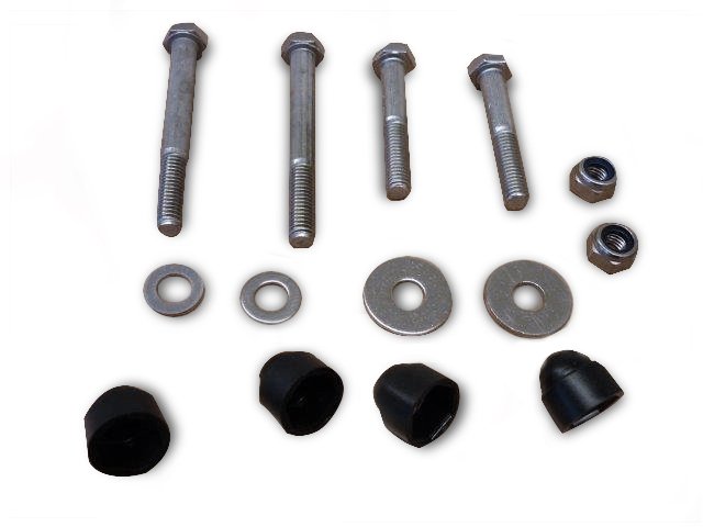 Jeu d'écrous pour la fixation du porte-bagage avant