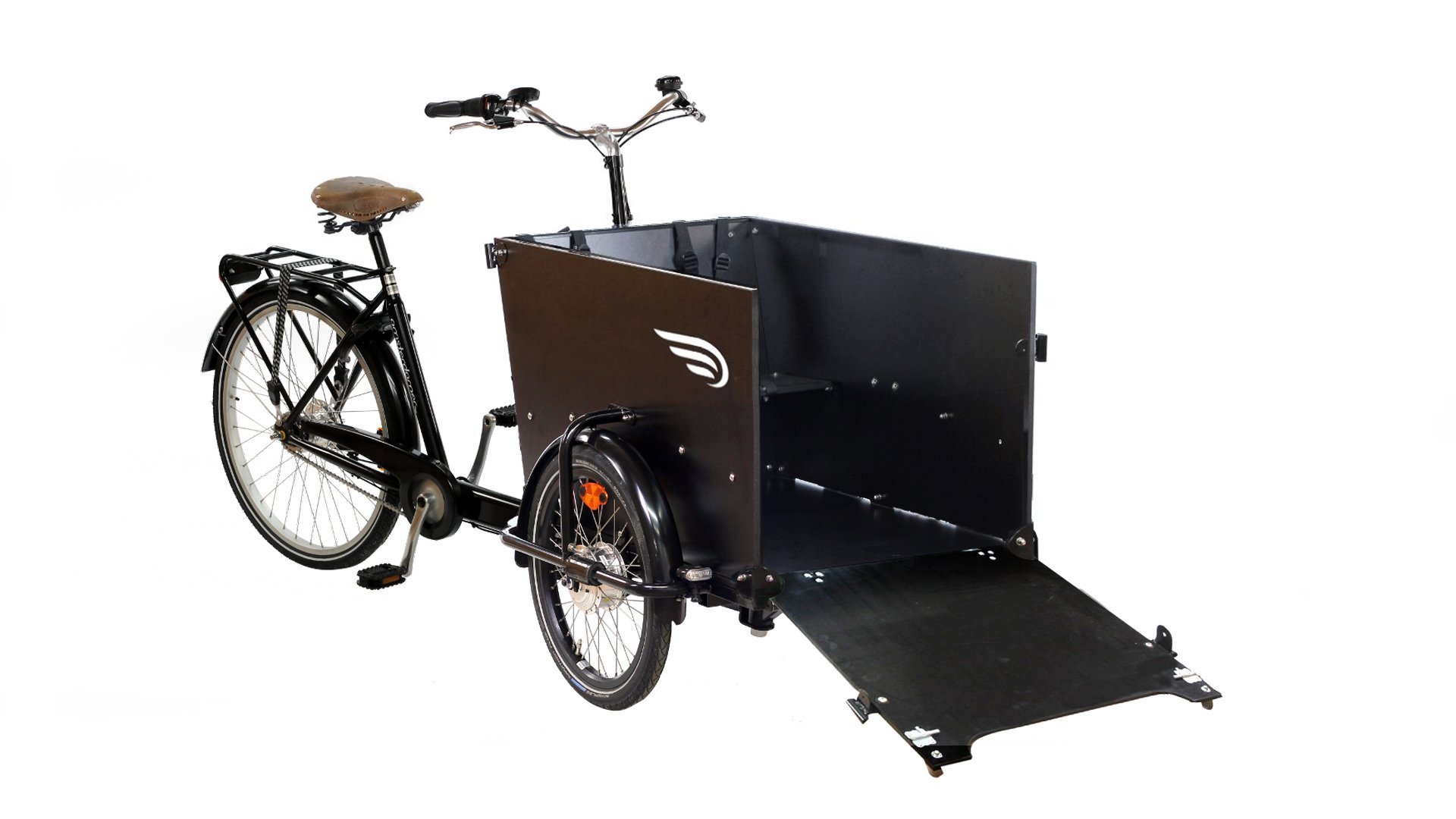 Triporteur Amsterdam Air Smiley avec options pneu crème et selle en cuir