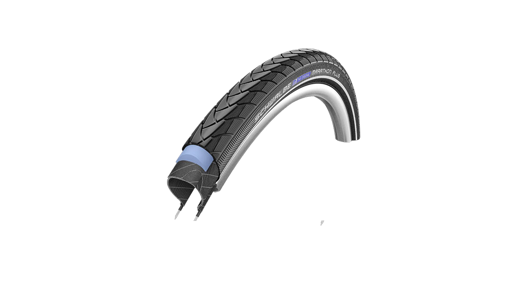 Pneumatiques renforcés Marathon Plus sur biporteur Bakfiets.nl