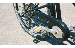 Triporteur NIHOLA CARGO 4.0 avec  protection pluie rouge