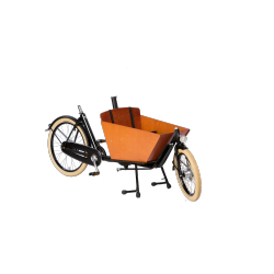 Biporteur Bakfiets.nl court avec pneumatiques Big Apple