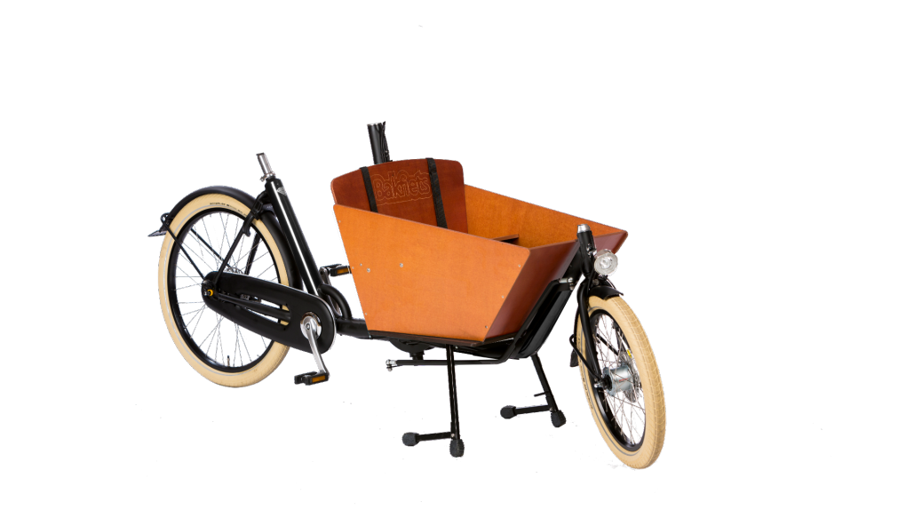 Biporteur Bakfiets.nl court avec pneumatiques Big Apple