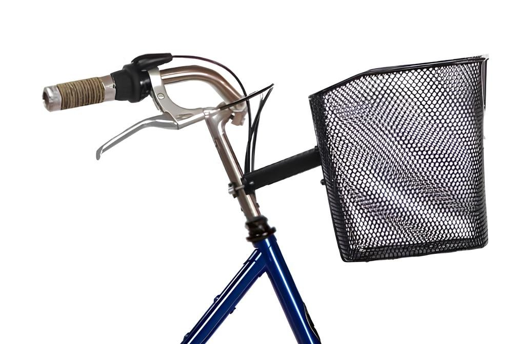 Panier de vélo avant fixe en métal (fixation potence)