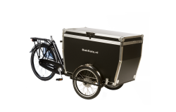 Triporteur livreur Bakfiets Classic avec Flightcase 500L