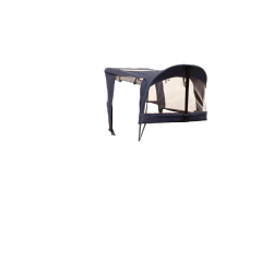 Tente de pluie bleue Triporteur Babboe Curve