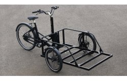 Le triporteur NIHOLA MAXX assistance pédalier avec son nouveau cadre G2