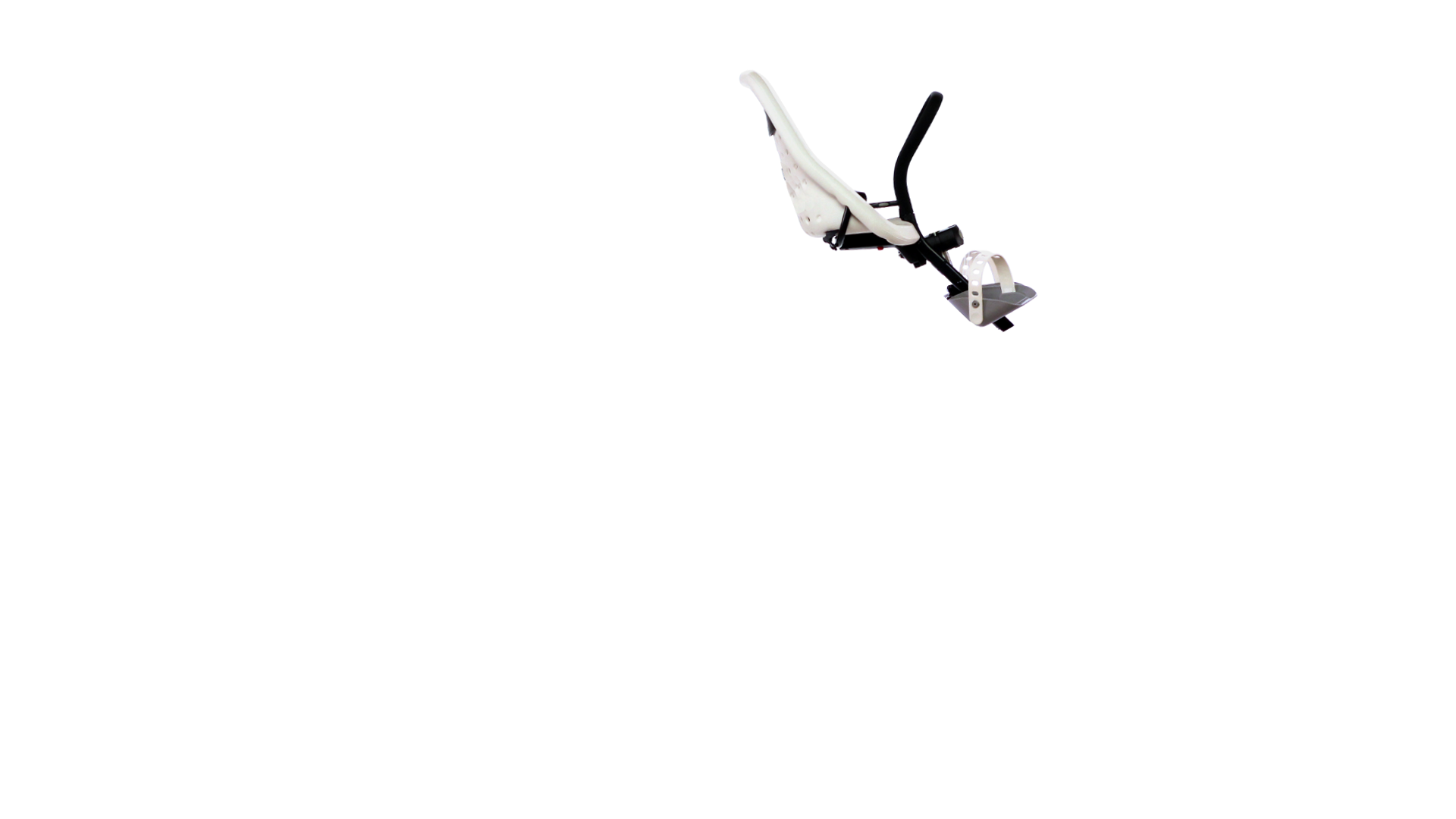 Siège bébé avant Yepp Mini blanc, 9 mois à 3 ans