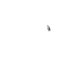 Porte-bidon en aluminium, avec sa fixation