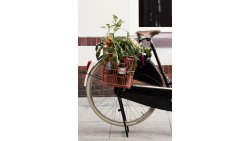 Panier latéral arrière à fixer au porte-bagage du vélo