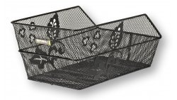 Panier arrière de vélo Cento à fleurs