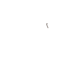 Potence traditionnelle droite en inox.