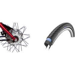 Pneus ballons renforcés Big Apple Plus Freins tout temps