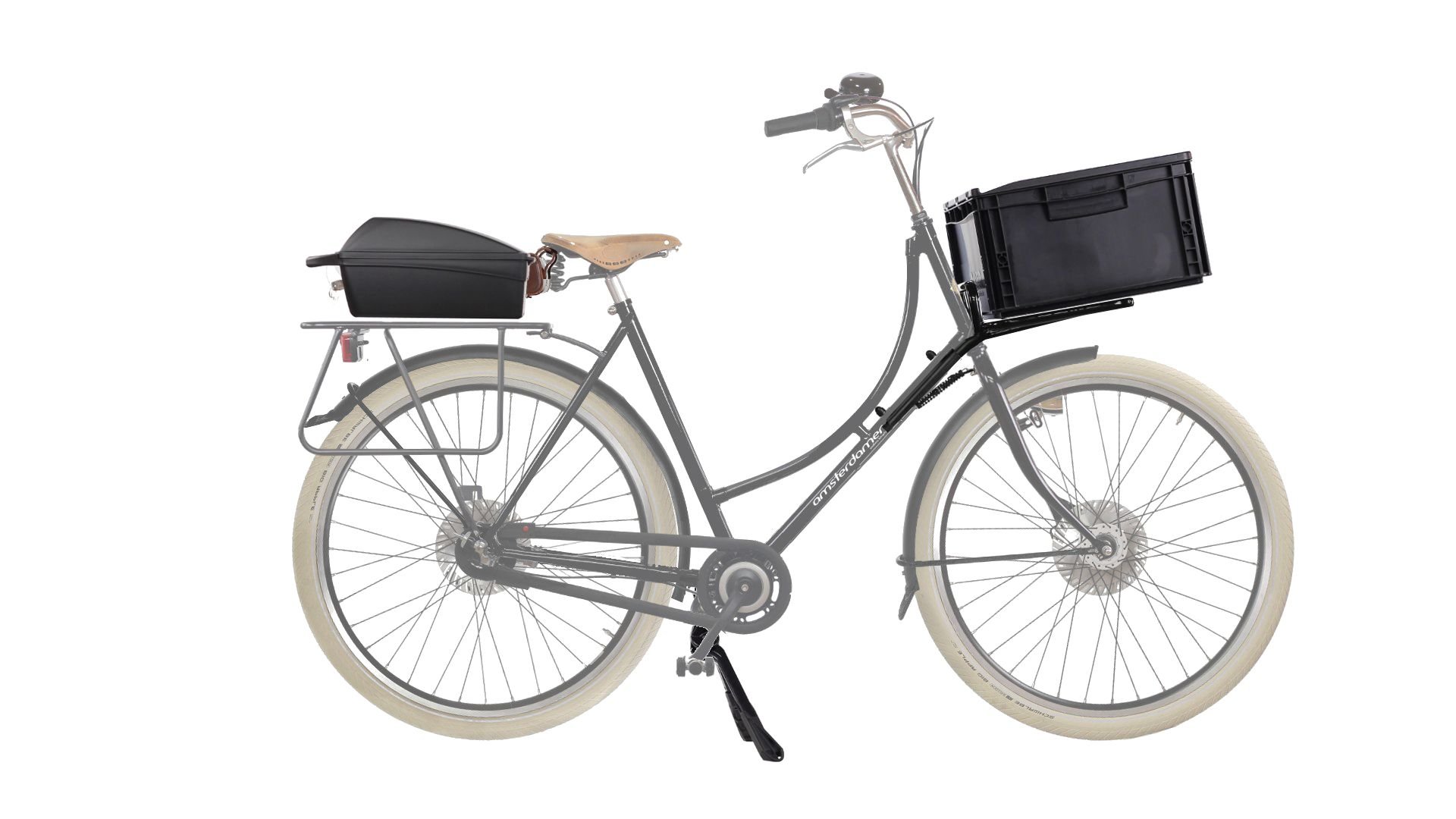 Accessoires de vélo pour transporter (panier, sacoche, ..)