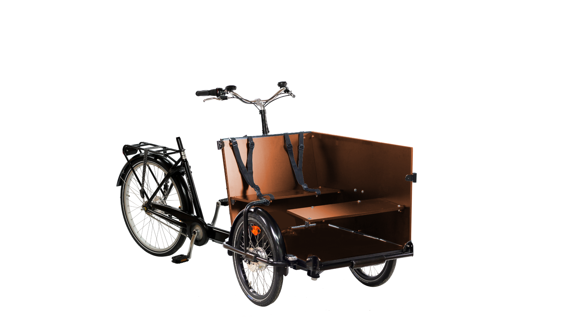 Triporteur Amsterdam Air Smiley avec options pneu crème et selle en cuir