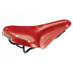 Selle Brooks B17 Rouge Carmin pour cyclotourisme