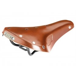 Selle Brooks B17S  miel,  pour cadre mixte ou trapèze