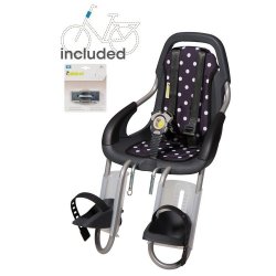 Siège enfant de vélo avant Qibbel, 9 mois* à 3 ans