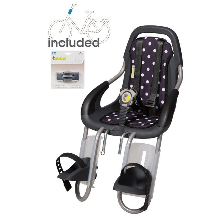 Siège enfant de vélo avant Qibbel, 9 mois* à 3 ans