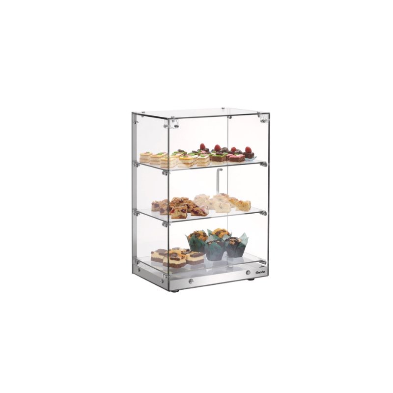 Vitrine de Présentation - 3 Niveaux - Bartscher