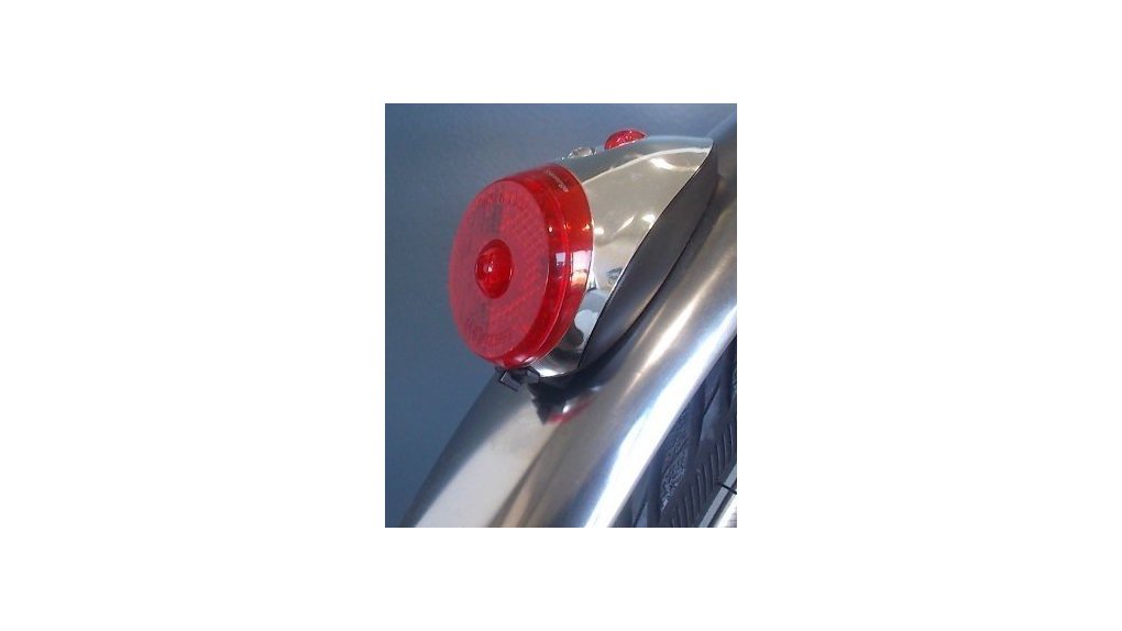 Feu arrière vintage sur garde-boue,à led,alimenté par piles