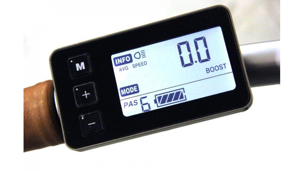 Console LCD 6 niveaux, compteur de vitesse
