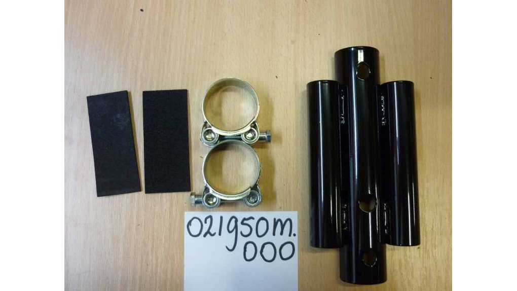 Fixation du porte-bagage avant pick-up avec colliers