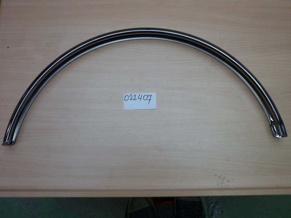 Garde boue arrière noir 55 mm 26/28