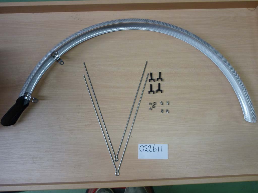 Garde-bouearrière28"Chromoplastique 50mm CAR/argent