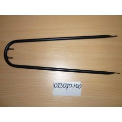 Support de garde-boue avant 63 ou 65 mm ou bois noir mat