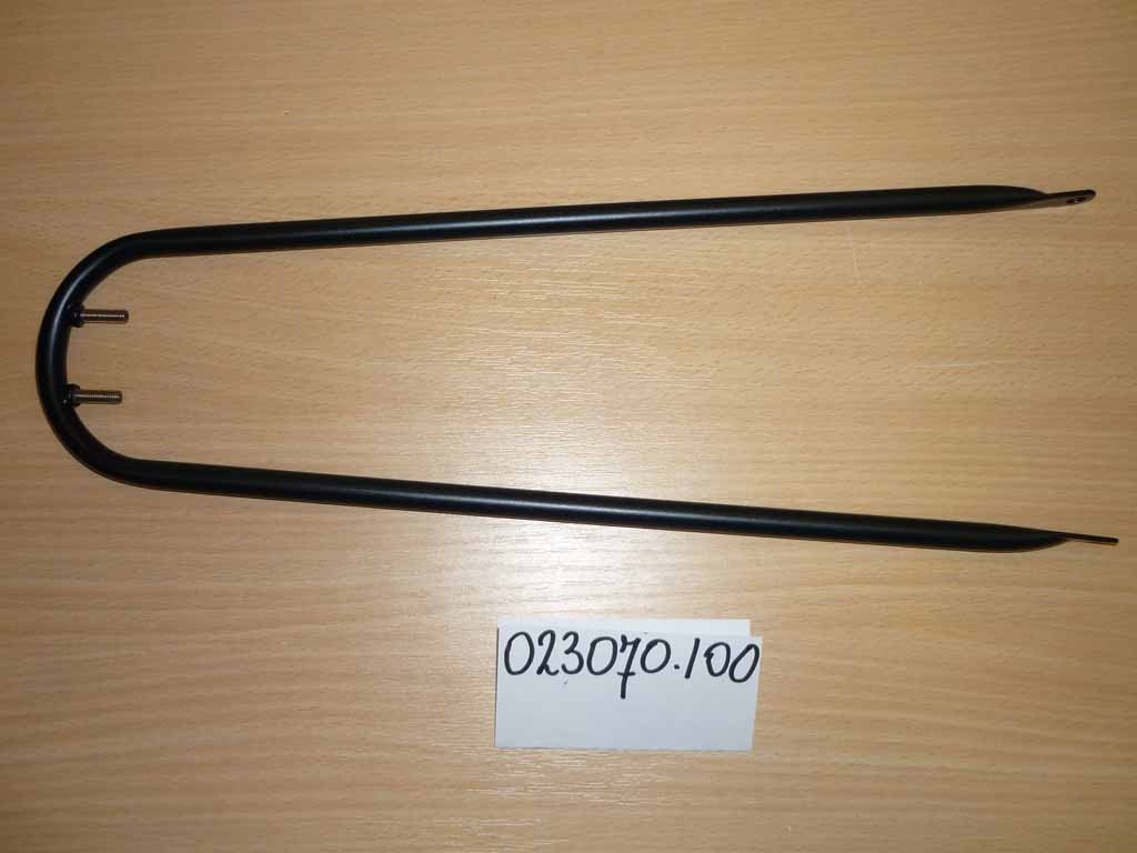 Support de garde-boue avant 63 ou 65 mm ou bois noir mat