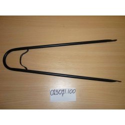 Support de garde-boue arrière 63 ou 65 mm ou bois noir mat