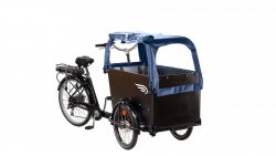 Vélo personnalisé : triporteur Smiley moteur arrière