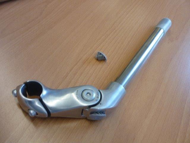 Potence réglable 22,2 Alu /Inox 250