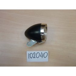 Phare avant halogène vintage noir