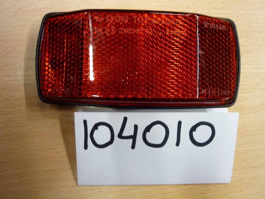 Catadioptres rouge arrière 80mm(PARKER)