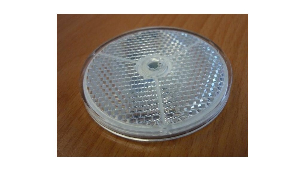 Catadioptre rond blanc (triporteur)