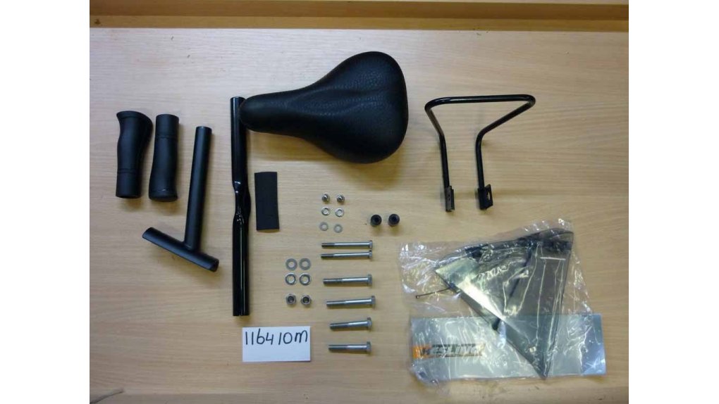 Selle enfant avant pour vélo Amsterdam Air avec porte-bagage pick-up