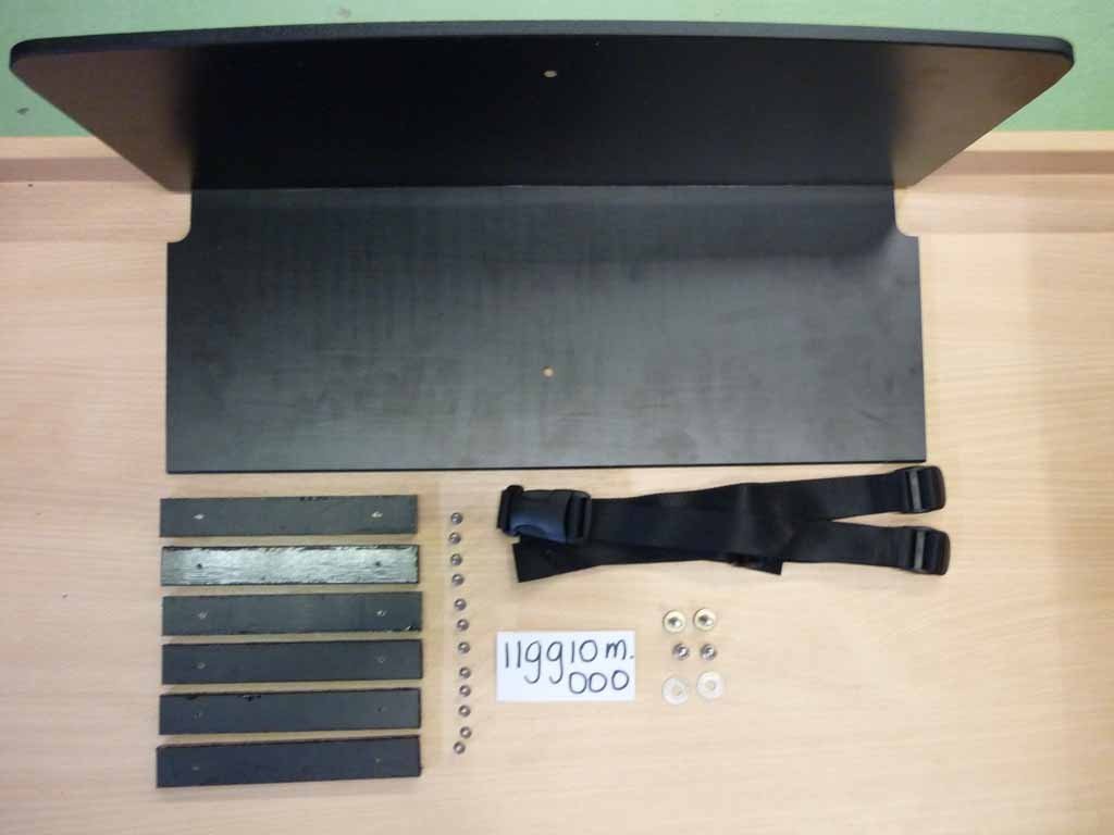 Deuxième banc noir pour biporteur Bakfiets.nl