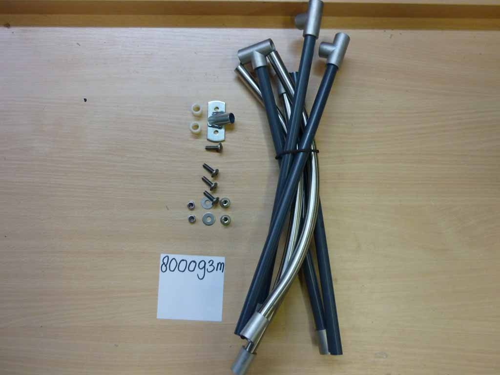 Structure pliante pour protection pluie enfant biporteur Bakfiets.nl long