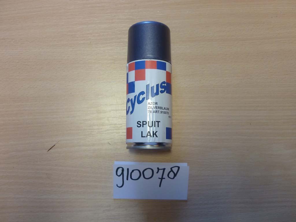 Bombe de retouche de peinture bleu argent 78