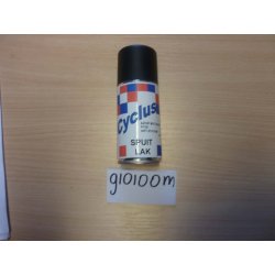 Bombe de retouche de peinture noir mat P100