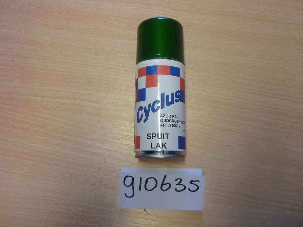 Bombe de retouche de peinture vert RAL 6035