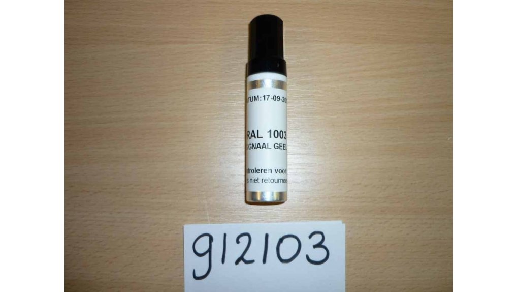 Crayon de retouche jaune ral 1003