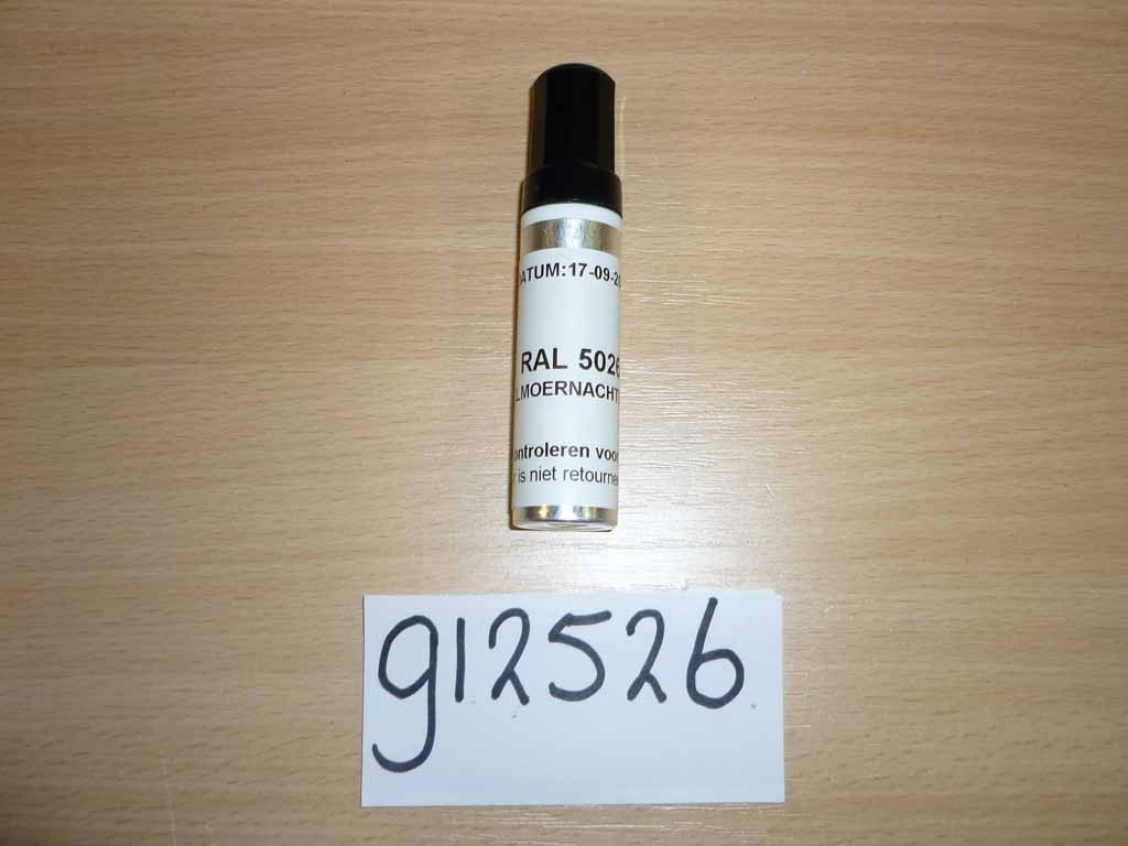 Crayon de retouche bleu ral 5026