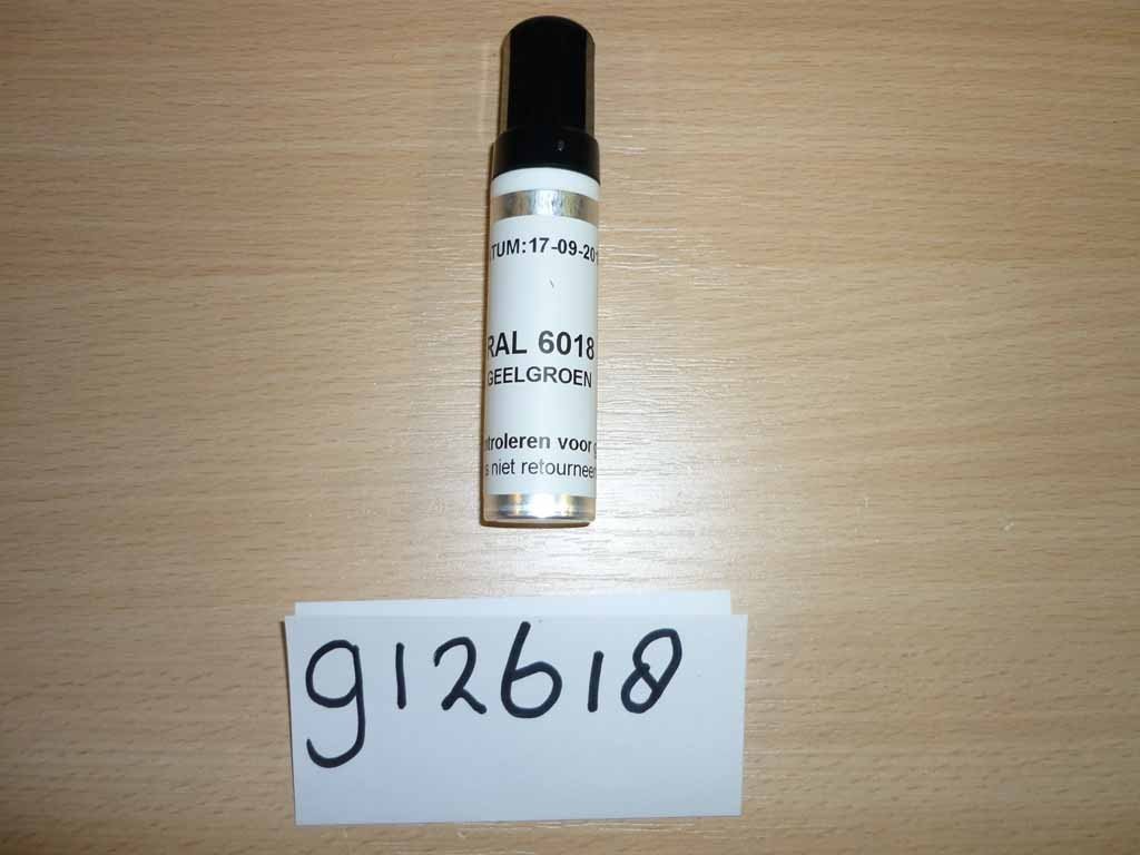 Crayon de retouche vert ral 6018