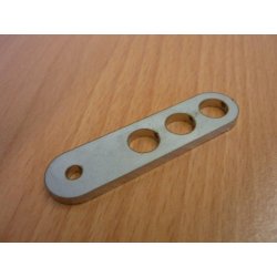 Platine à la base de la colonne de direction Bakfiets