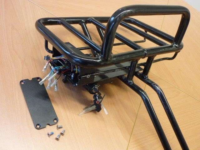 Porte-bagage avant Easy Power ( vélo avant avril 2016) pour batterie 24 volts 439 Wh